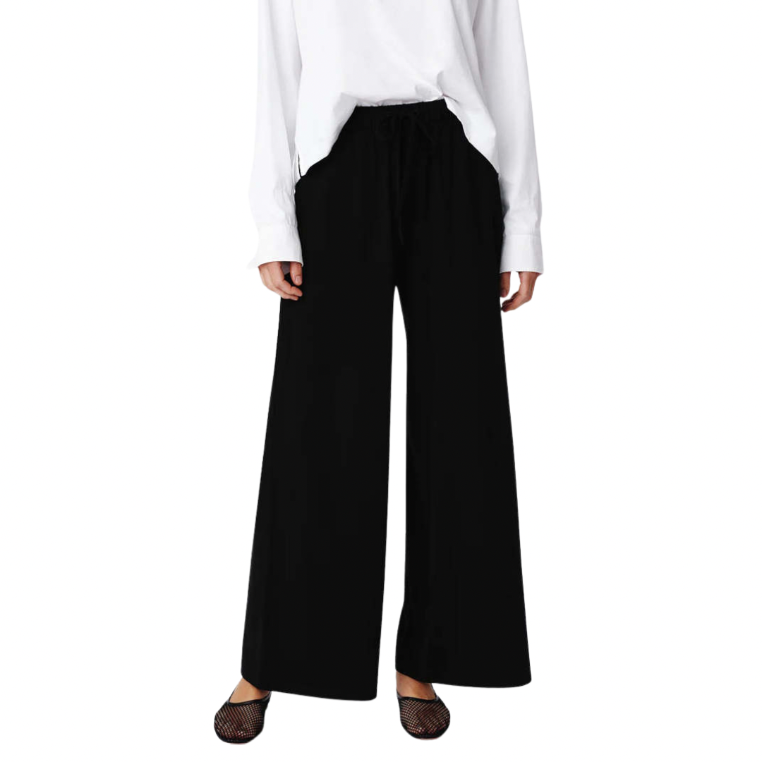 ATM Satin Wide Leg Pull-On Pants