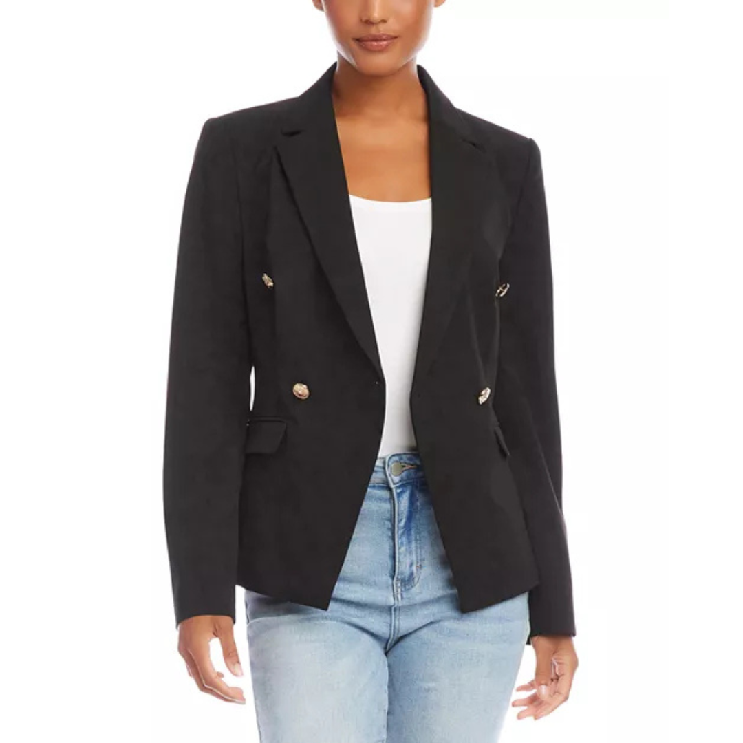 Karen Kane Tropic Sun Double Breasted Blazer