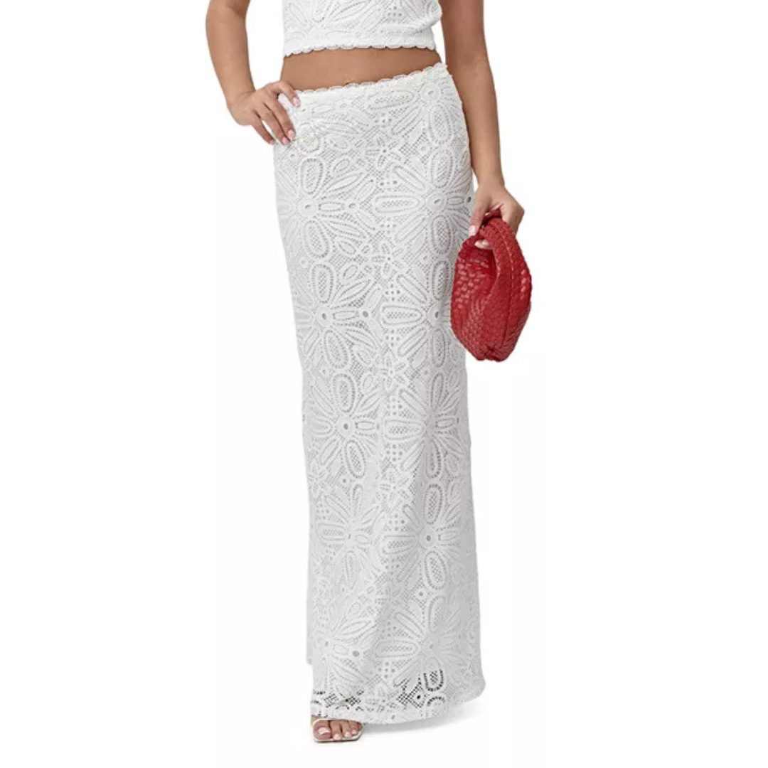 4th & Reckless Mae Lace Maxi Skirt