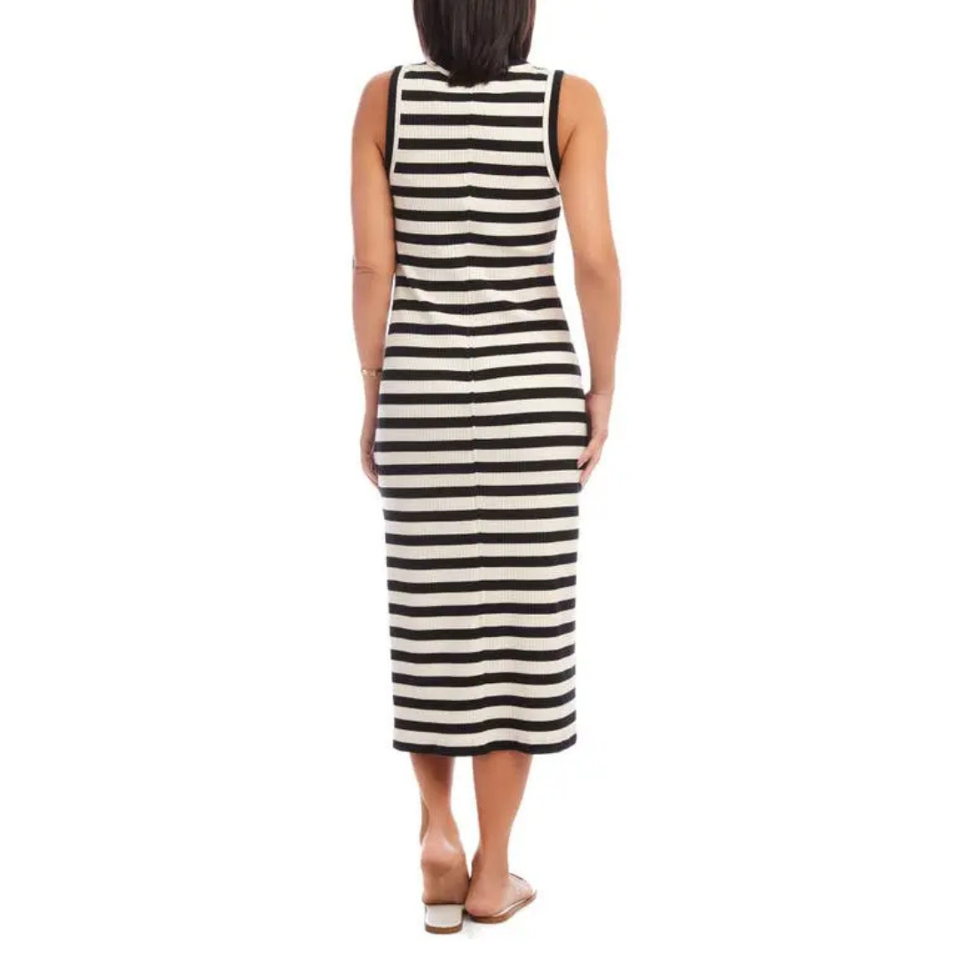 Karen Kane Striped Rib Midi Tank Dress
