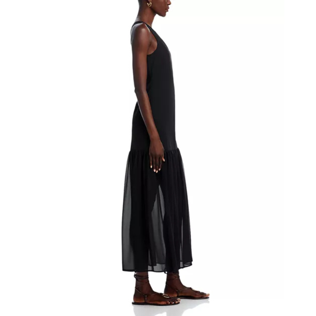 WAYF Eva Drop Waist Maxi Dress