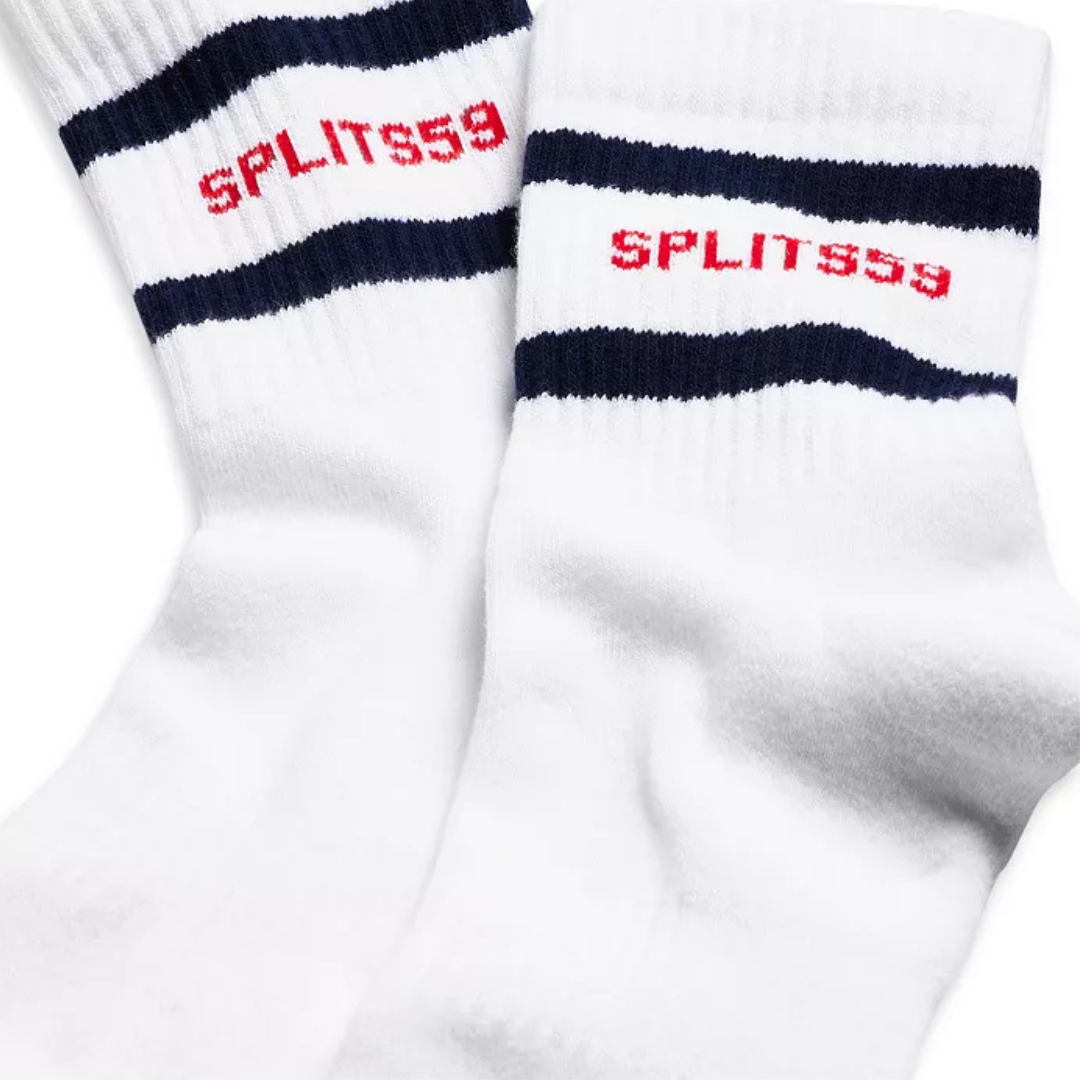 Splits59 Logo Stripe Quarter Socks