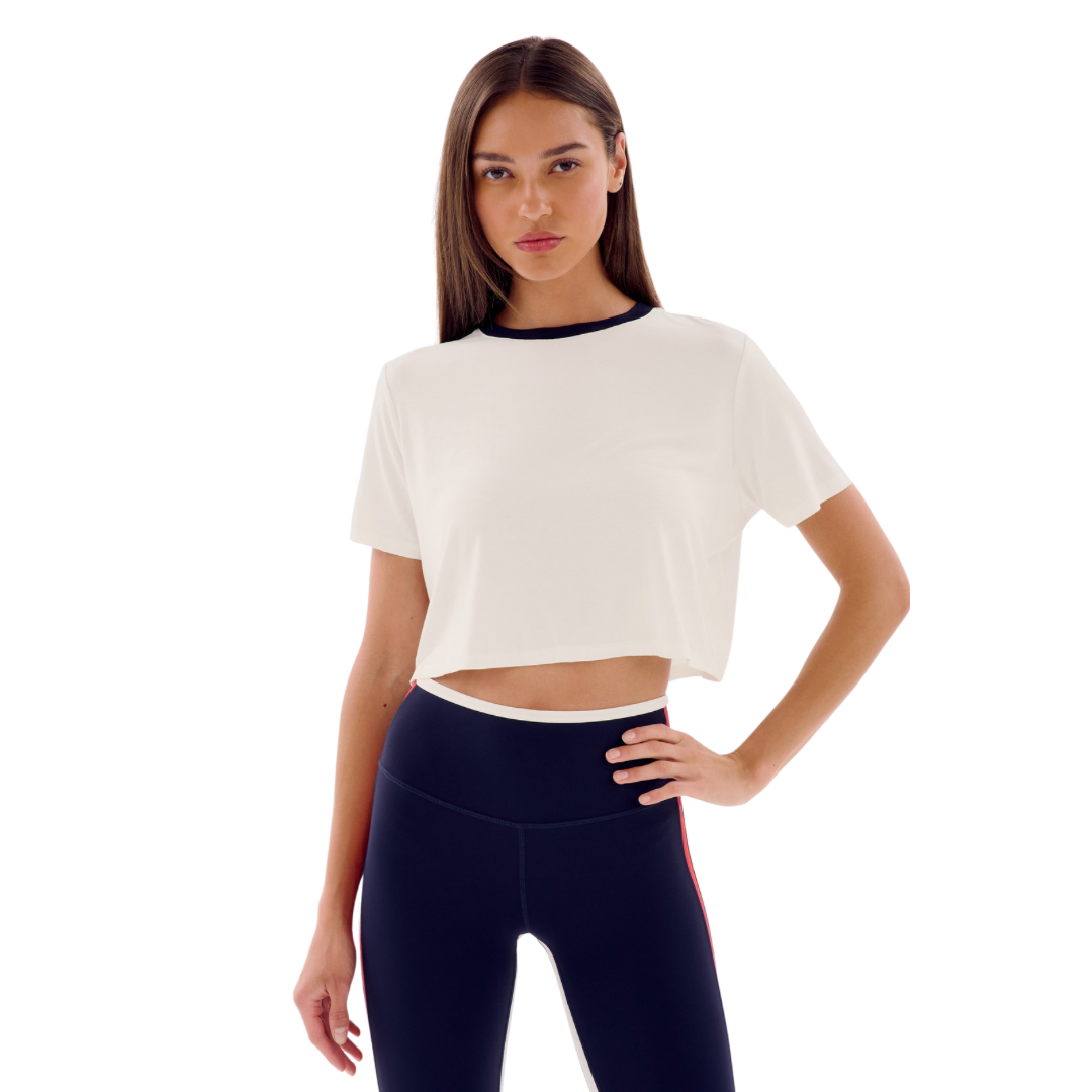 Splits59 Djuna Crop Ringer Tee