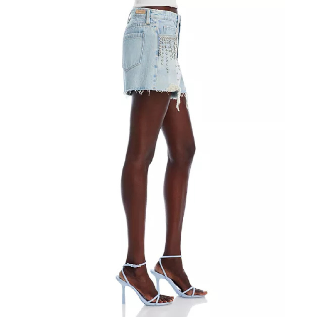 BLANKNYC Embellished Denim Shorts