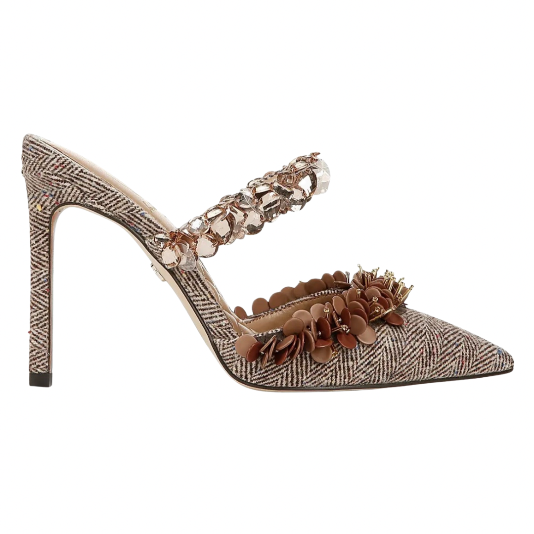 Sam Edelman Athena Embellished Mule Heels