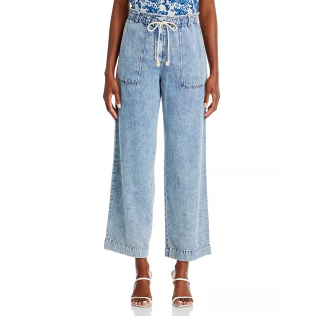 Rails Ryan Drawstring Wide Leg Jeans