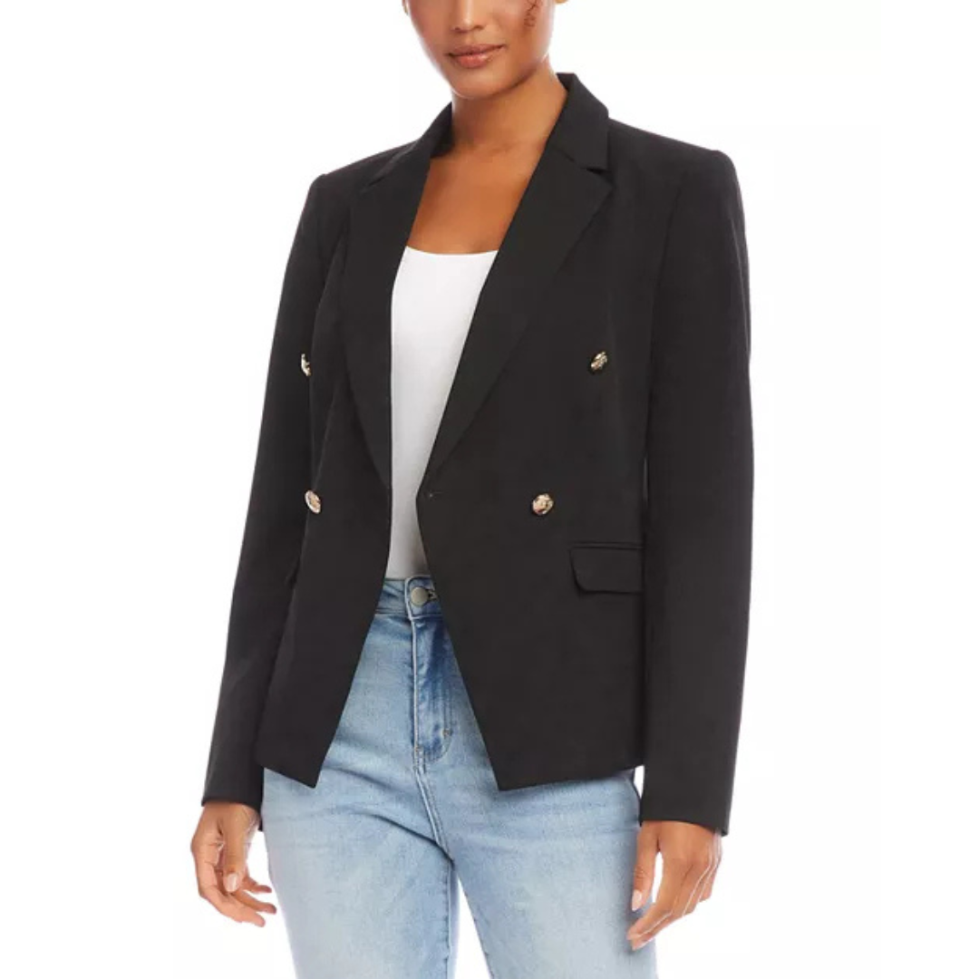 Karen Kane Tropic Sun Double Breasted Blazer