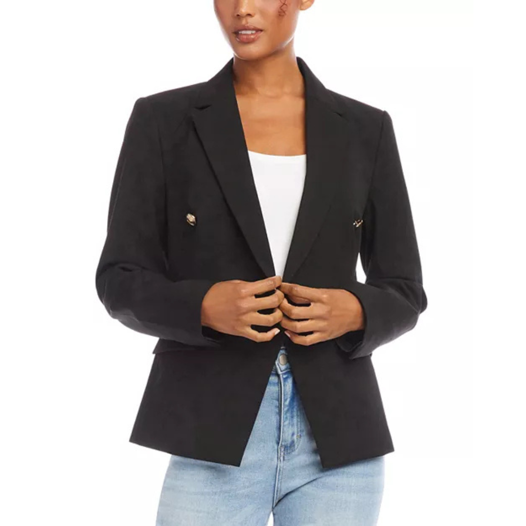 Karen Kane Tropic Sun Double Breasted Blazer