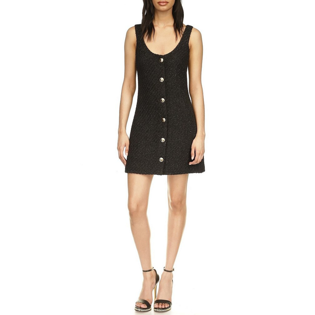 MICHAEL Michael Kors Fitted Tweed Mini Dress