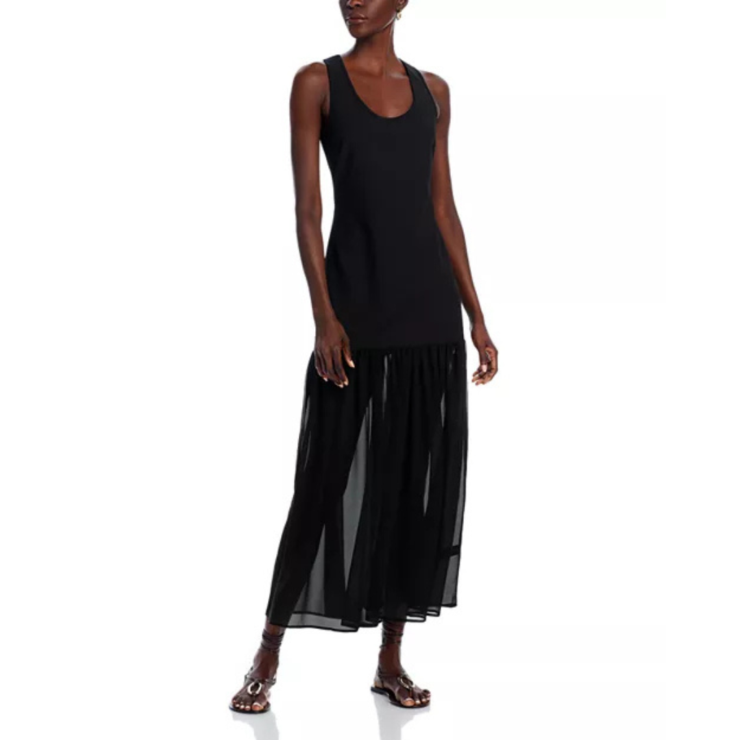 WAYF Eva Drop Waist Maxi Dress