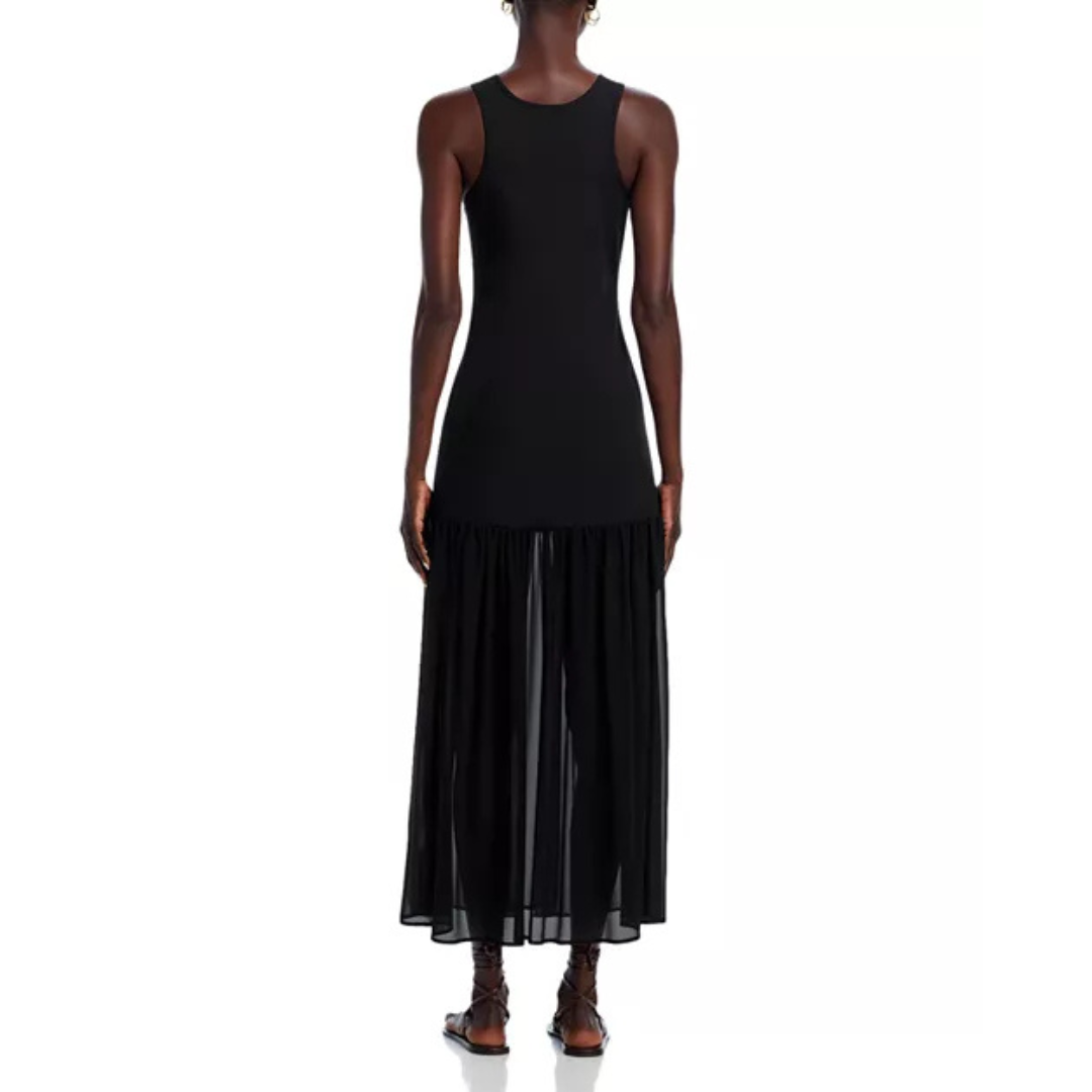 WAYF Eva Drop Waist Maxi Dress