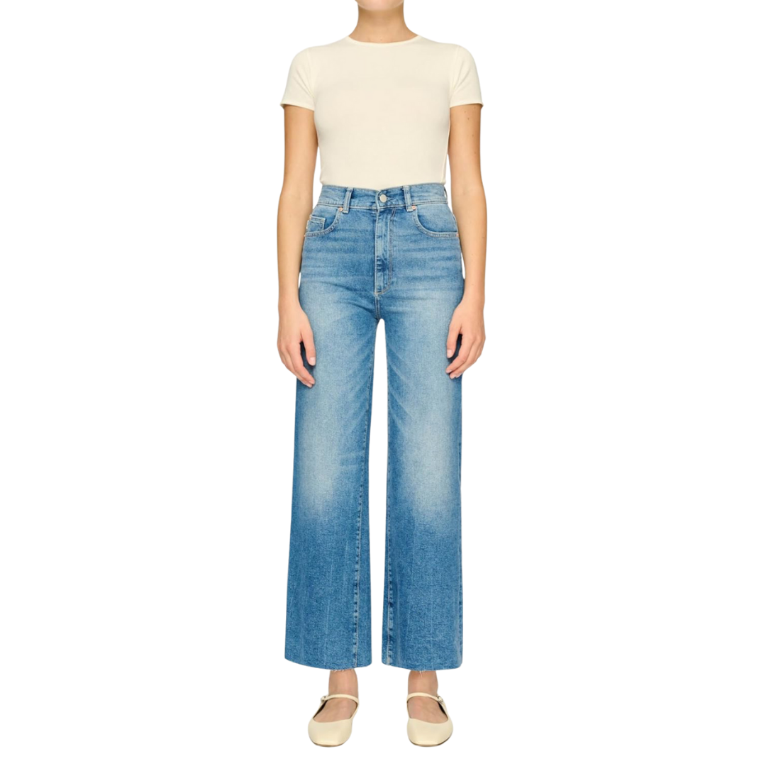 DL1961 Hepburn High-Rise Wide Leg Vintage Jeans