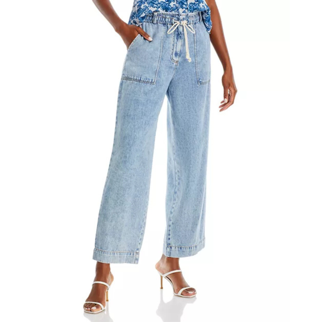 Rails Ryan Drawstring Wide Leg Jeans