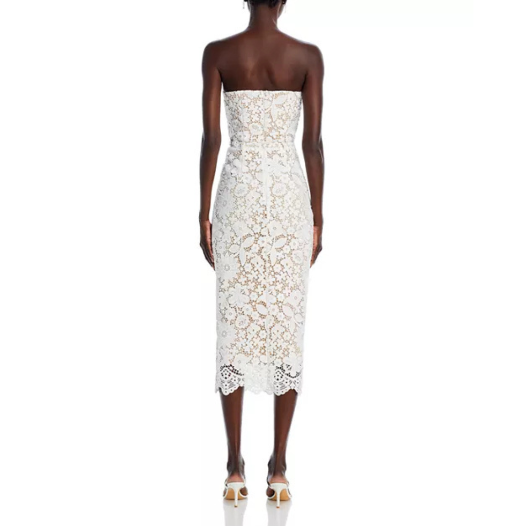 Generation Love Milette Strapless Lace Midi Dress