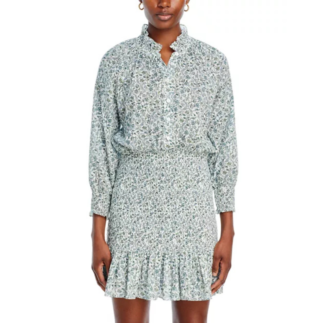 Veronica Beard Corsica Smocked Dress