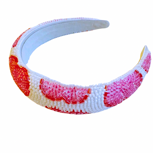 Beaded Heart Headband – Valentine’s Day Statement Hair Accessory