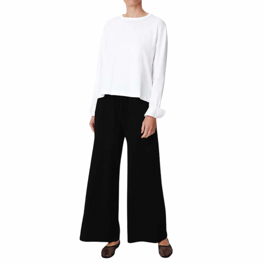 ATM Satin Wide Leg Pull-On Pants
