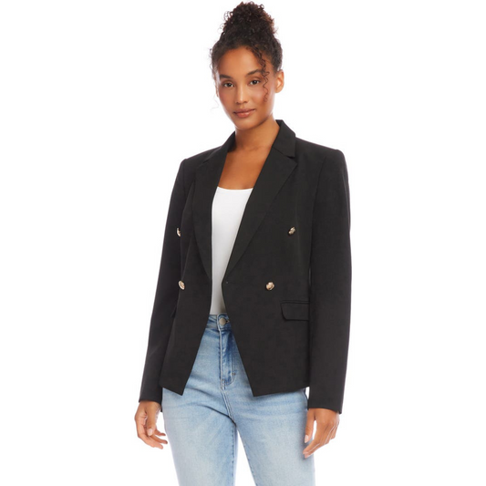 Karen Kane Tropic Sun Double Breasted Blazer