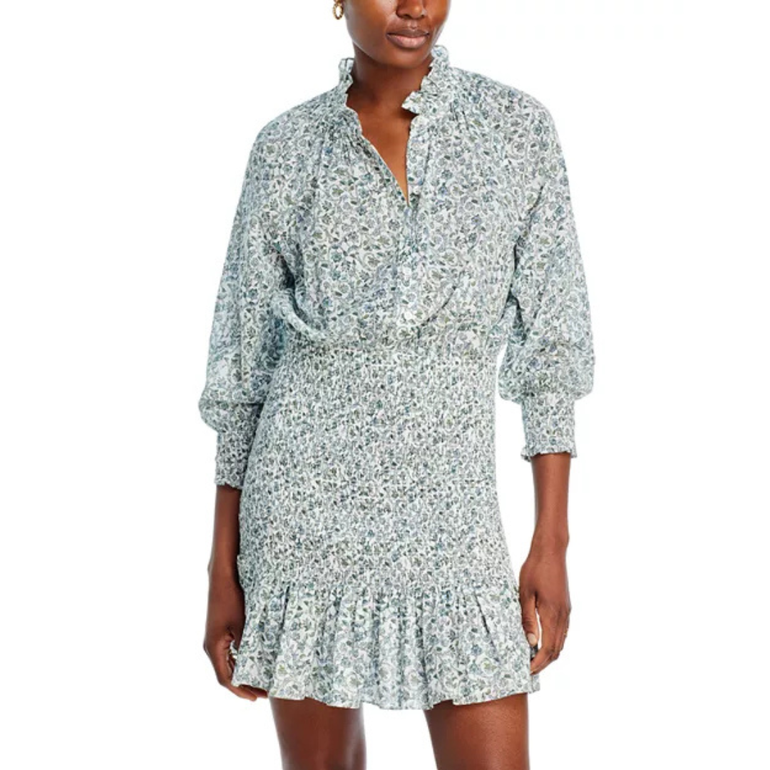 Veronica Beard Corsica Smocked Dress