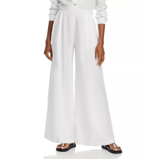 Bella Dahl 100% Linen Pleated Palazzo Pants
