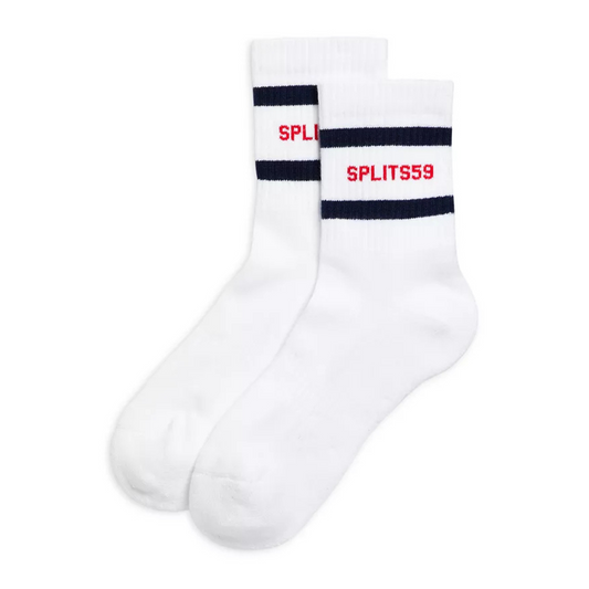 Splits59 Logo Stripe Quarter Socks