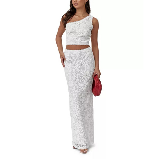 4th & Reckless Mae Lace Maxi Skirt