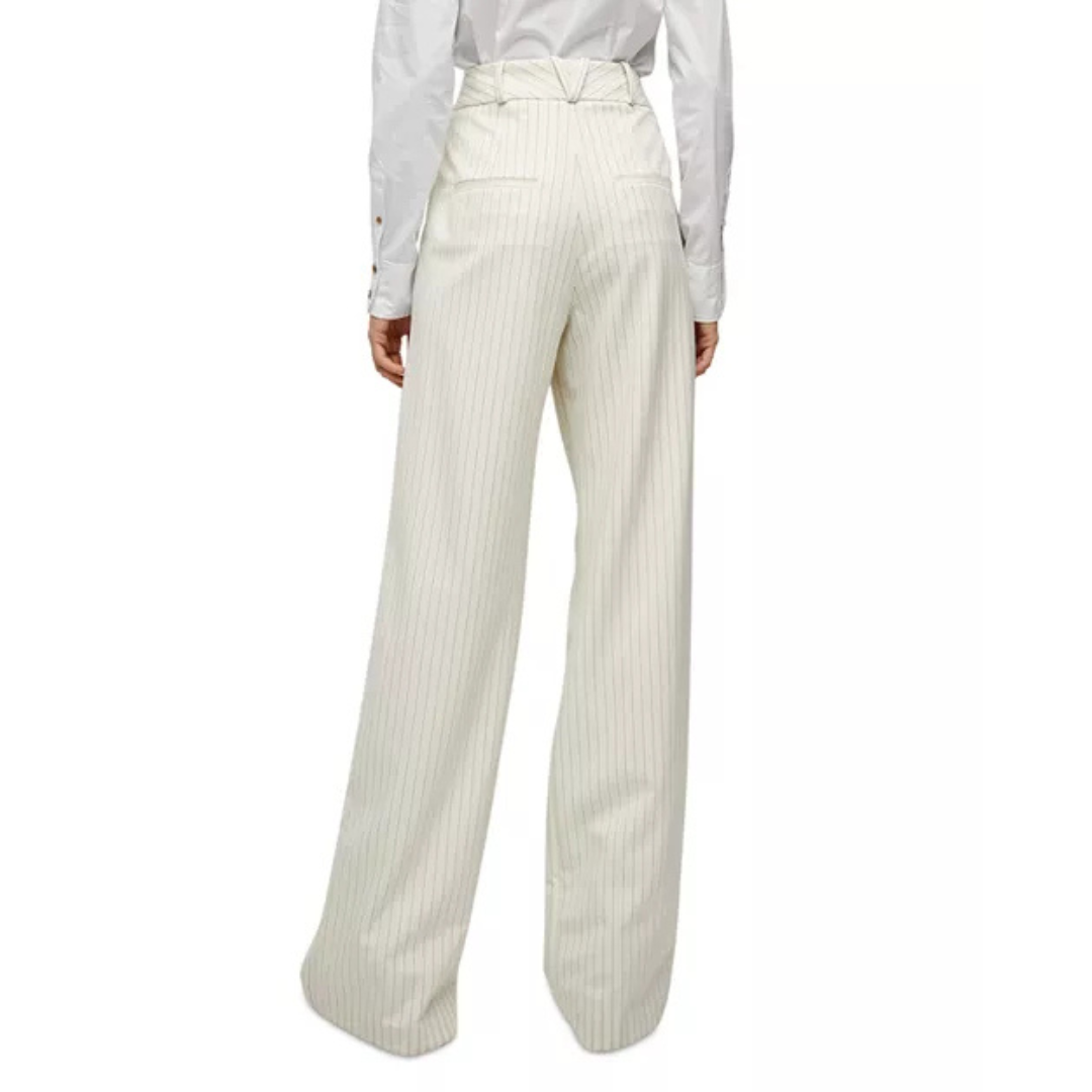 Veronica Beard Heyser Wide Leg Pleated Pants