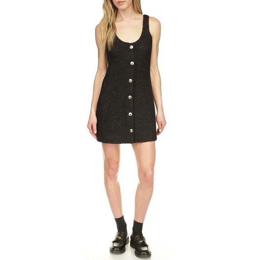 MICHAEL Michael Kors Fitted Tweed Mini Dress